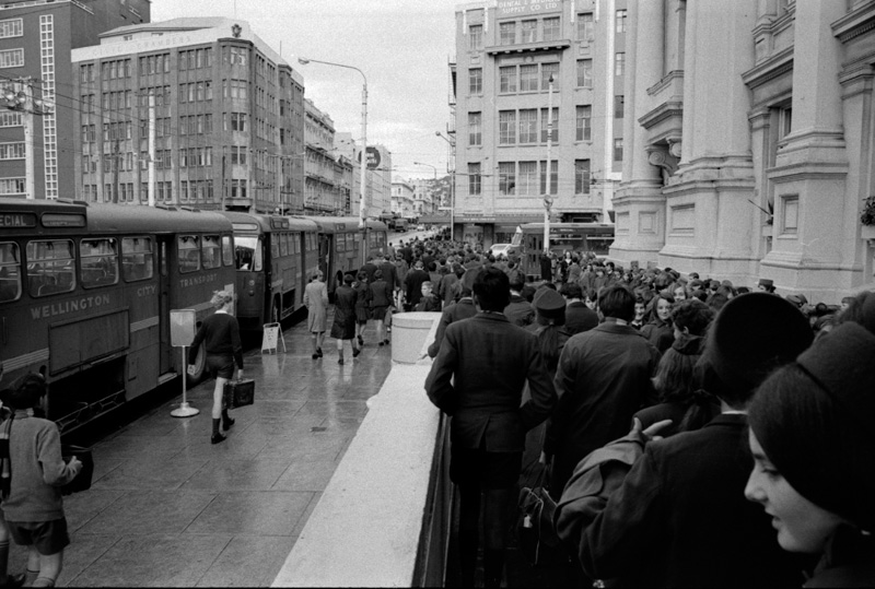 a. Buses in front of Town Hall