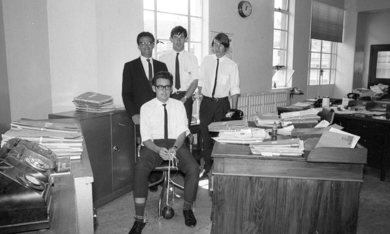 aa. Ross Bly with ball and chain attached