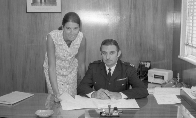 q. Traffic superintendent and secretary (Miss Dickinson)