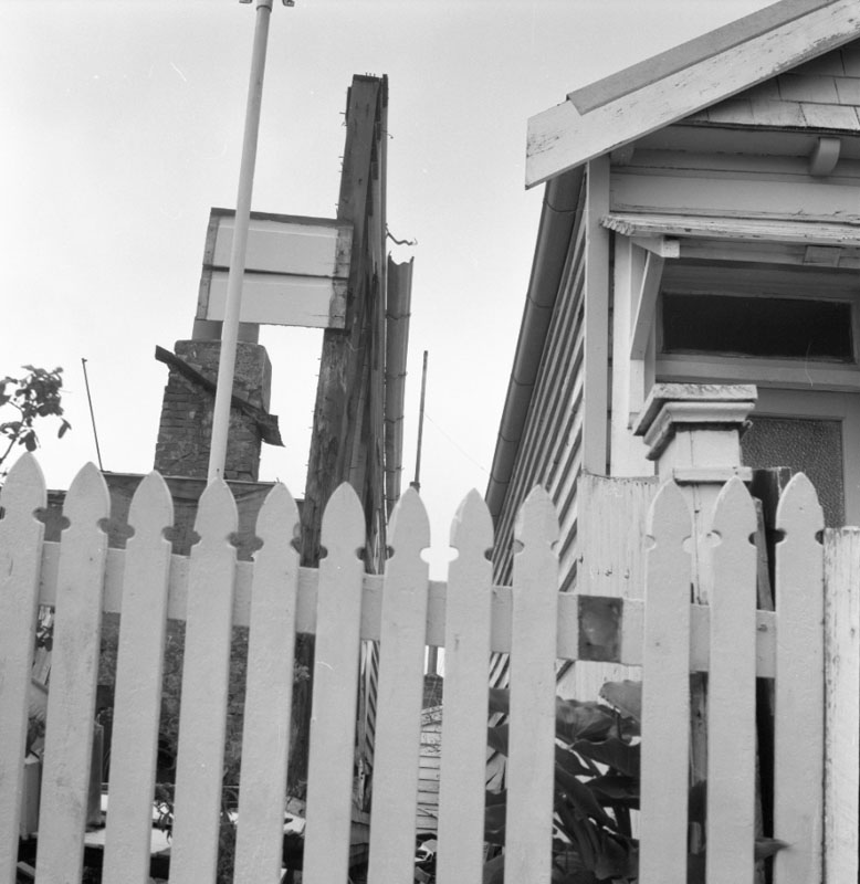 d. No 27 Waripori Street [Te Wharepōuri Street], demolition job. contractor - Explosive Demolition Co, Palmerston Nth