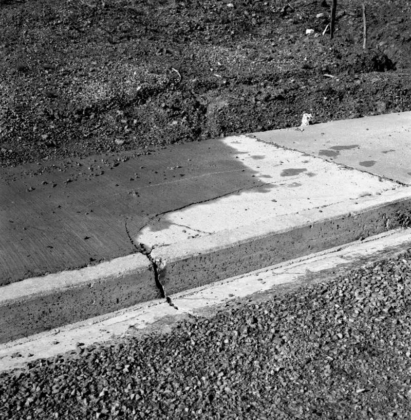 i. Cracked footpath, Woodhouse Avenue