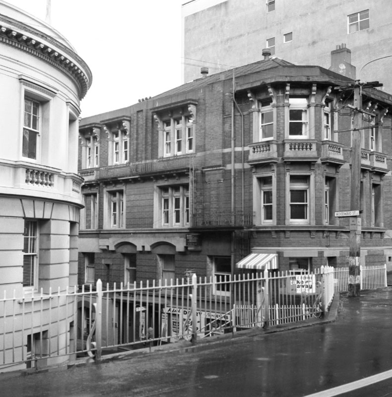 b. Woodward Street and environs