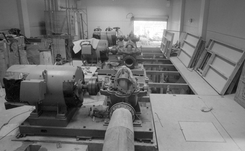 a. Interior and exterior, Waterworks Pumping Station, Haywards