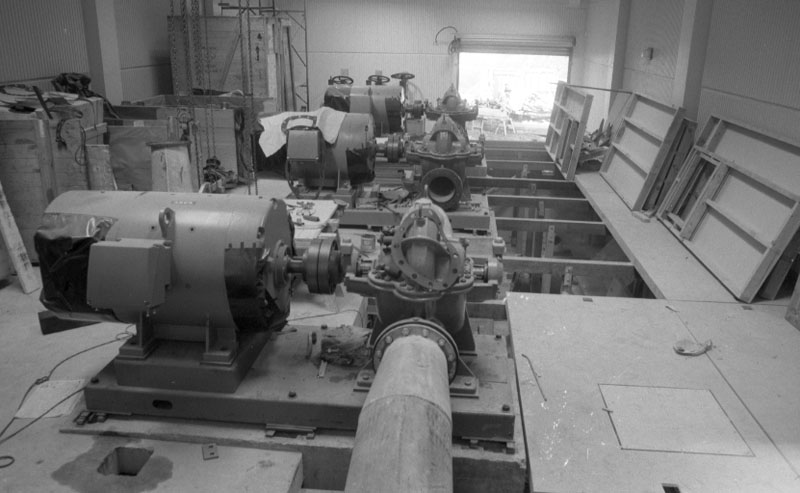 b. Interior and exterior, Waterworks Pumping Station, Haywards