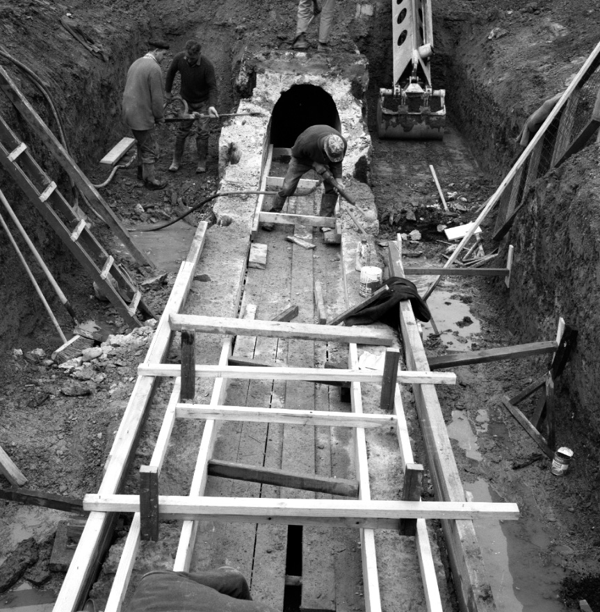 b. Motorway construction, Tinakori Road