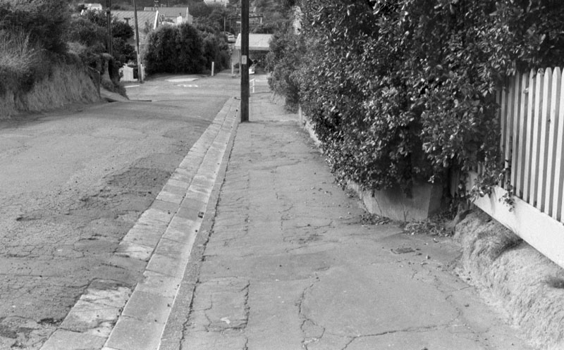 aa. Footpaths - various streets. Lombard Street Parking building from Manners St