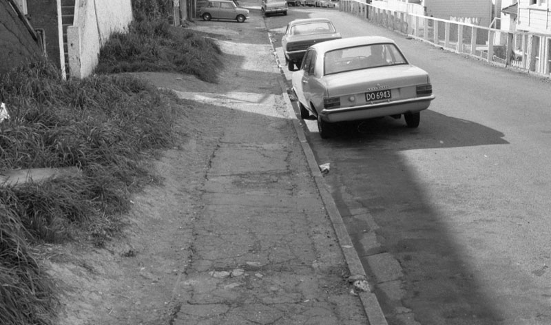 o. Footpaths - various streets. Lombard Street Parking building from Manners St