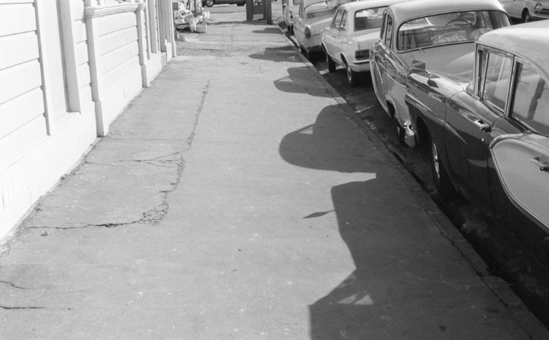 w. Footpaths - various streets. Lombard Street Parking building from Manners St