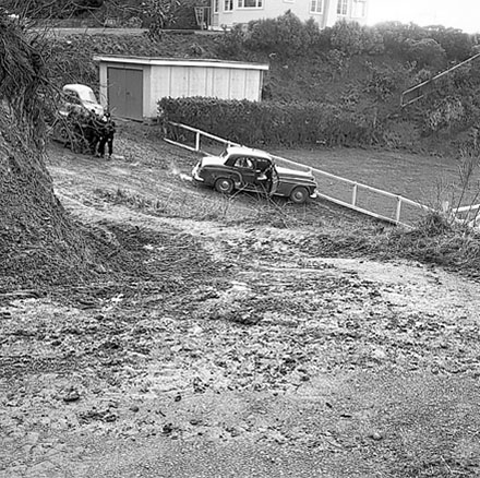 e. Site of tractor accident, Mana Street, Vogeltown