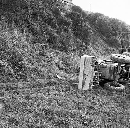 g. Site of tractor accident, Mana Street, Vogeltown