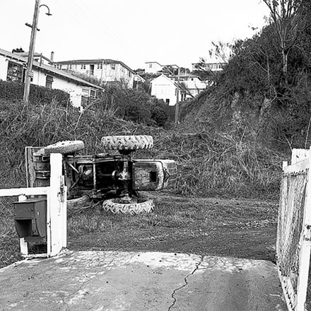 h. Site of tractor accident, Mana Street, Vogeltown