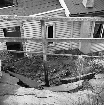 b. Views of slip affecting residential property