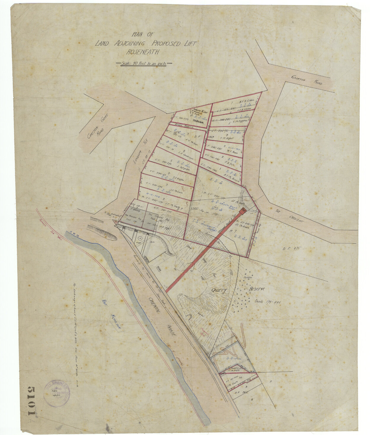 Land adjoining proposed Lift, Roseneath