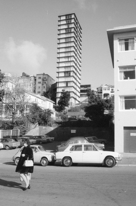 l. Flats and buildings; Views from Lombard Street pkg building and interior vi