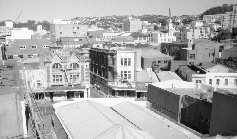 t. Flats and buildings; Views from Lombard Street pkg building and interior vi