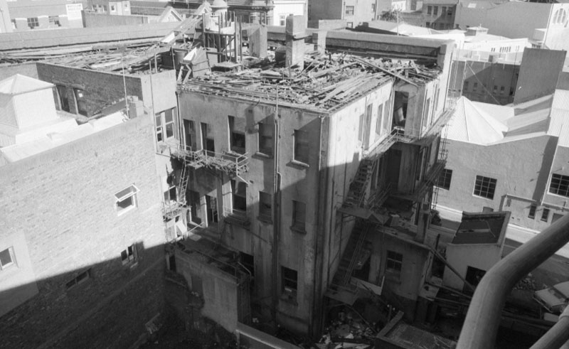 z. Flats and buildings; Views from Lombard Street pkg building and interior vi