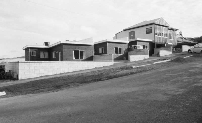 af. Lombard Street parking building from Manners Street end of Cornhill St. views of excavation. Petherick Cr, pensioner flat dev. Ironside Rd-Pinewood Tourist flats. 33 Hanover St-proposed flats
