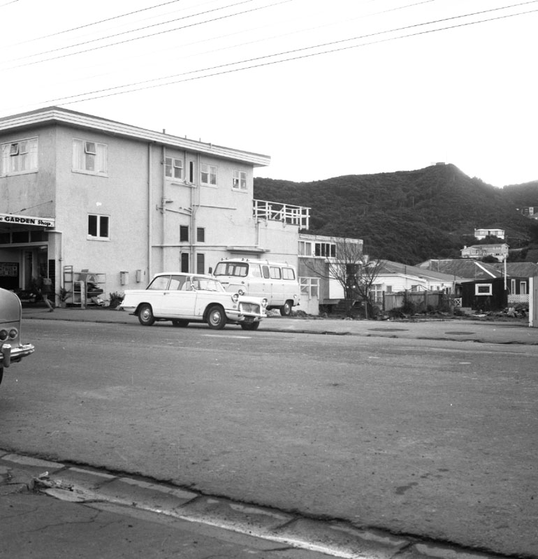 b. Nos 276-280 Main Road Karori, service station, houses demolished