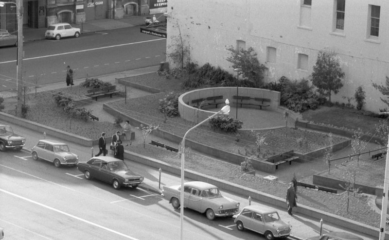 p. Sunken Garden from MOB