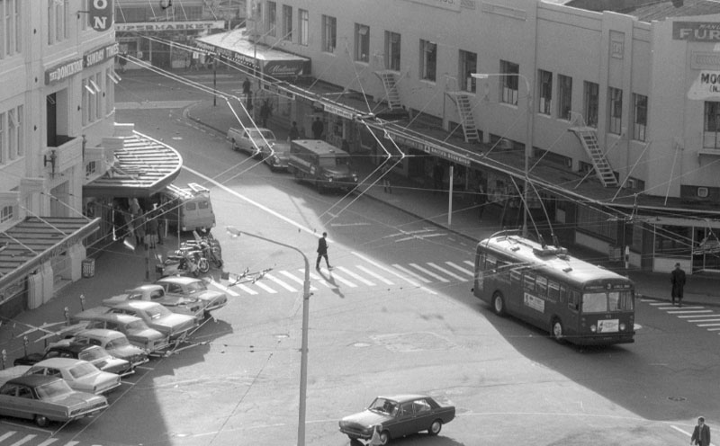 q. Lombard Street parking building from Manners Street end of Cornhill St. views of excavation. Petherick Cr, pensioner flat dev. Ironside Rd-Pinewood Tourist flats. 33 Hanover St-proposed flats