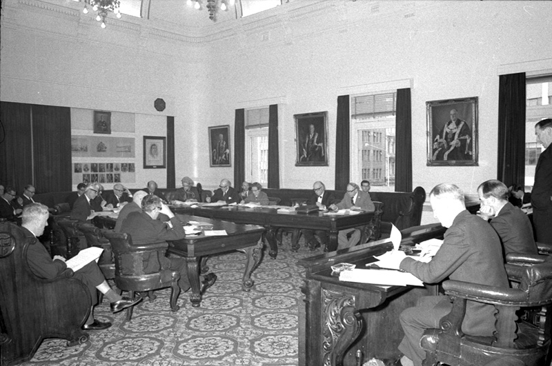 z. Forestry Area, Water Board. Council in session