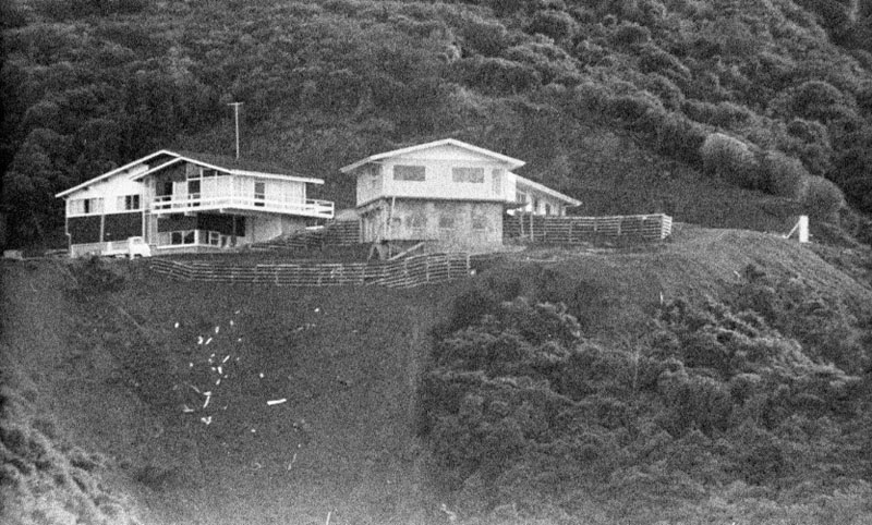 b. Mataroa Street (LB Harford), encroachment on Town Belt, taken from Salamanca Rd