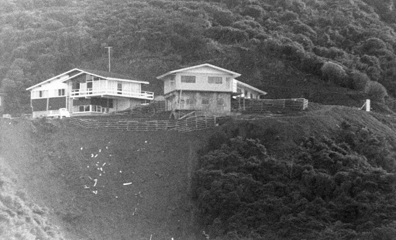 d. Mataroa Street (LB Harford), encroachment on Town Belt, taken from Salamanca Rd
