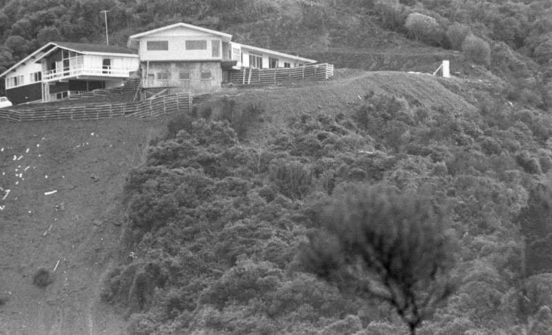 f. Mataroa Street (LB Harford), encroachment on Town Belt, taken from Salamanca Rd