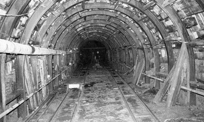 b. Pilot tunnel for motorway, Windsor Place