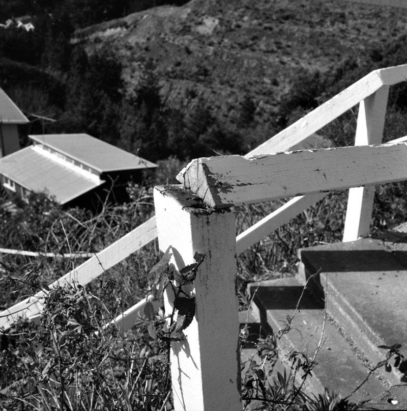 b. Broken handrail, Mortimer Terrace