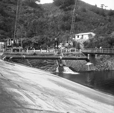 d. Karori Reservoir, Bypass Overflow