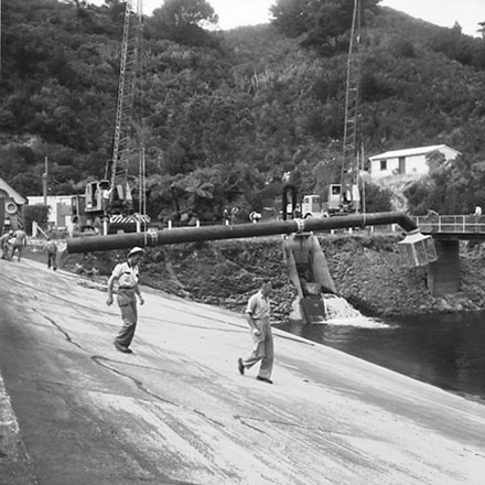 s. Karori Reservoir, Bypass Overflow
