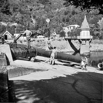 u. Karori Reservoir, Bypass Overflow