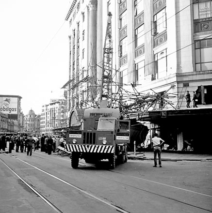 b. Scaffolding Accident, D I C, Lambton Quay