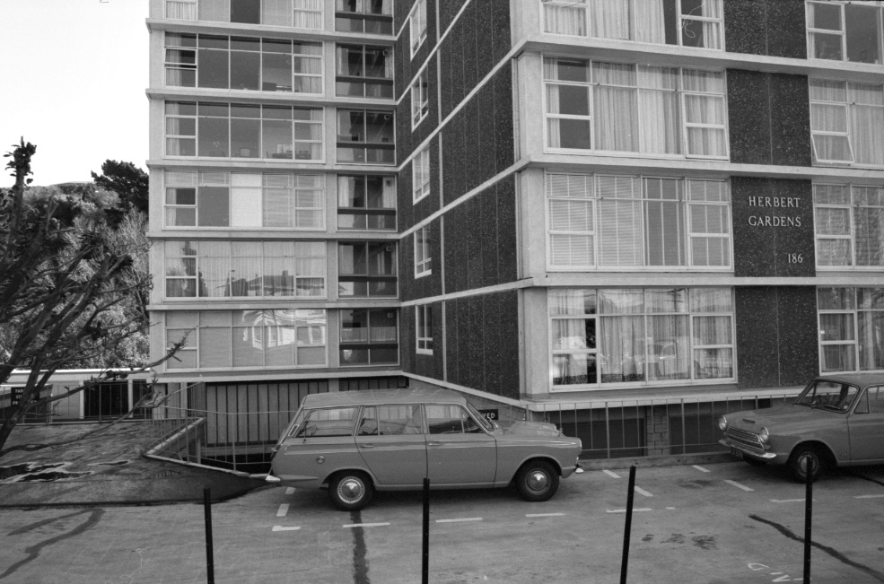 ad. Flats, Herbert Gardens-Dixon St. Civil Defence, Webb St
