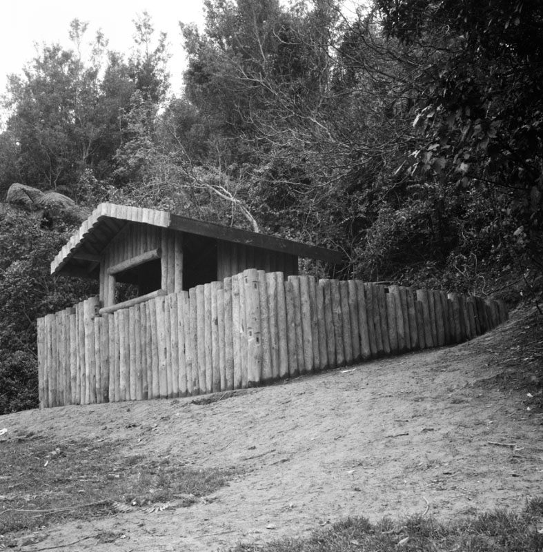 a. Playground equipment, Owhiro Bay. Botanical Gardens. Khandallah Domain
