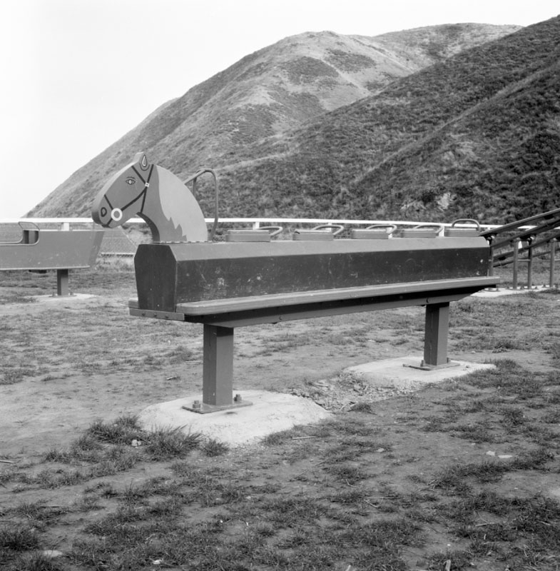 e. Playground equipment, Owhiro Bay. Botanical Gardens. Khandallah Domain