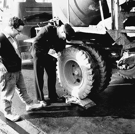 c. Meter repairing. accident chart. sign erecting. vehicle inspection Corporation yard. loadmeter. brake test. night shot