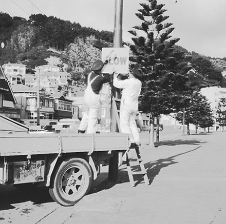 l. Meter repairing. accident chart. sign erecting. vehicle inspection Corporation yard. loadmeter. brake test. night shot