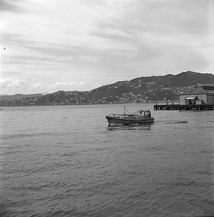a. Views of pilot boat on harbour