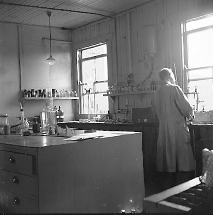 p. Interior of Laboratory at Corporation Yard