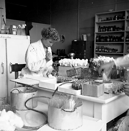 s. Equipment, staff at work