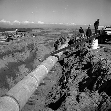 a. Drainage Works by Wellington City Council Workmen