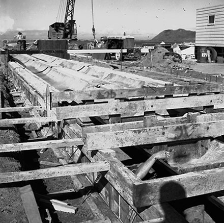 a. Airport, drainage work