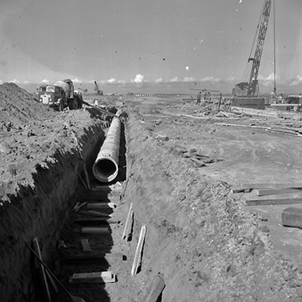 k. Airport, drainage work