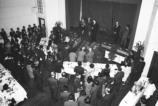 g. Reception, Colombo Plan Students