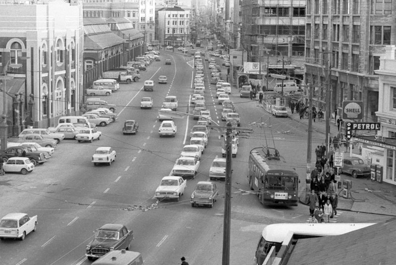 x. Intersection, streetscape