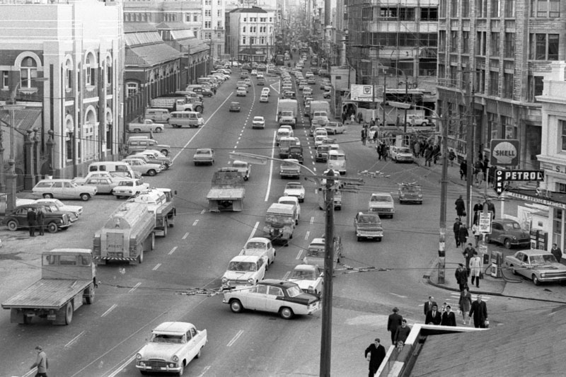 y. Intersection, streetscape