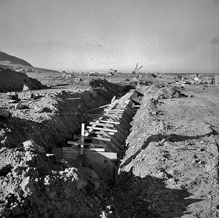 c. Airport, drainage work