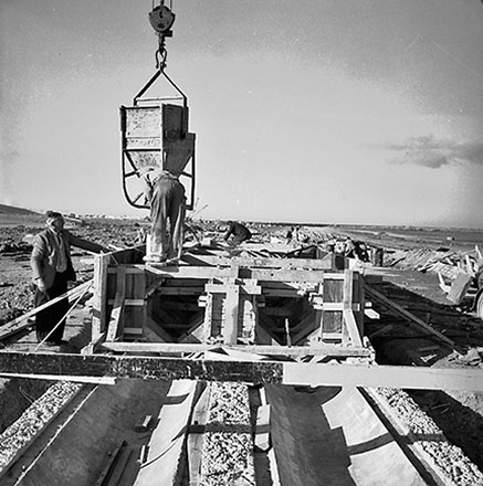 f. Airport, drainage work